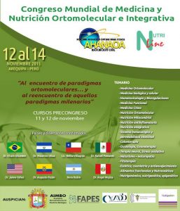 FUNIBER participó en el Tercer Congreso Mundial de Medicina y Nutrición Ortomolecular e Integrativa en Arequipa (Perú)