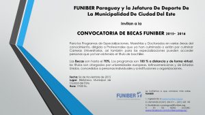 FUNIBER presenta el Programa de Becas en Ciudad del Este (Paraguay)
