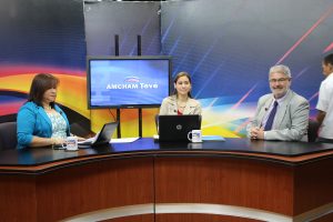 FUNIBER aparece en el canal de televisión de la Cámara de Comercio Americana de Nicaragua AMCHAM TV