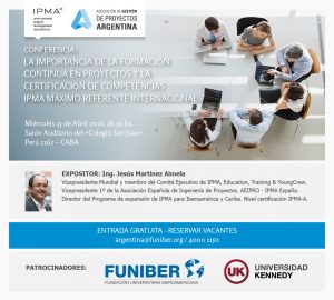 FUNIBER, Universidad Kennedy y AGPA organizan conferencia sobre proyectos en Argentina