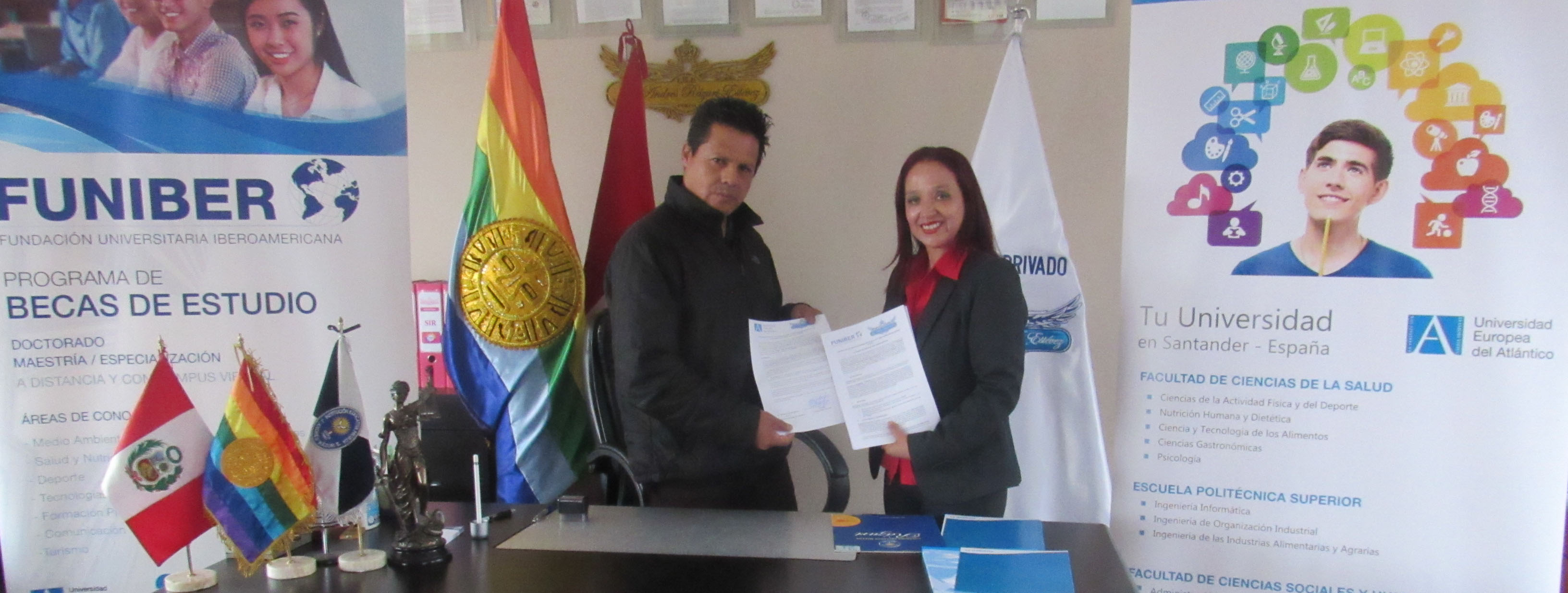 FUNIBER firma convenio de colaboración con el Colegio I.E.P. José Andrés Rázuri Estevez