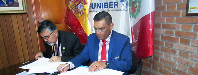 FUNIBER firma convenio de colaboración con el Colegio de Profesores del Perú