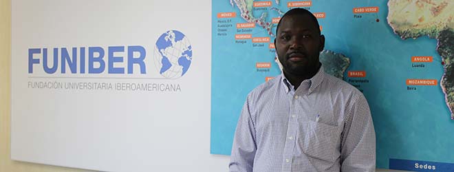 O delegado da FUNIBER na Guiné Equatorial visita a sede da Fundação na Espanha