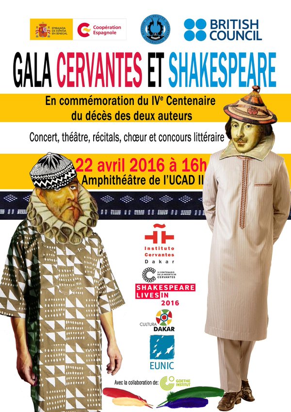 FUNIBER participará en la gala conmemorativa del IV Centenario de la muerte de Cervantes y Shakespeare en Senegal