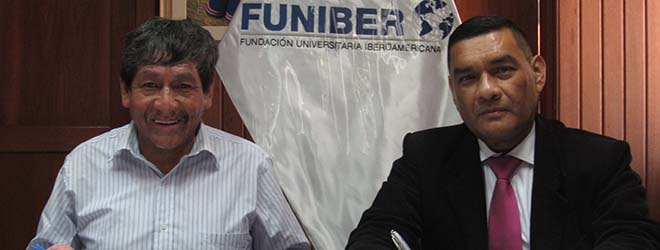 FUNIBER firma convenio de colaboración con la Municipalidad de Cabana en Perú