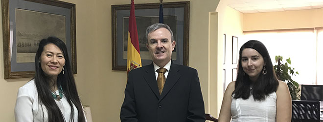 FUNIBER se reúne con el embajador de España en Honduras