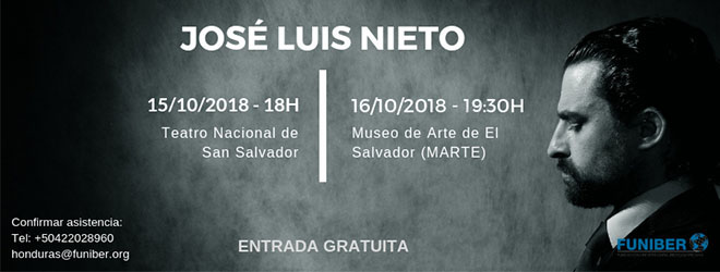 El pianista José Luis Nieto actuará en El Salvador con el patrocinio de FUNIBER
