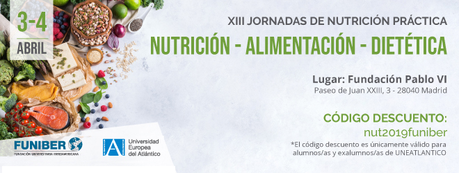 FUNIBER presentará su programa de becas en las XXIII Jornadas de Nutrición Práctica