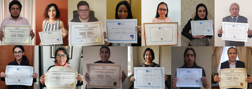 Estudiantes becados por FUNIBER reciben su diploma en Bolivia