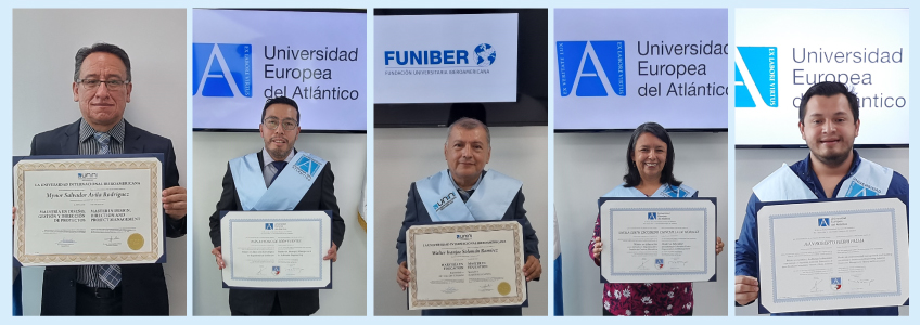 FUNIBER entrega títulos académicos a estudiantes becados en Guatemala