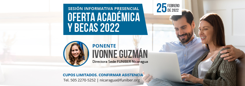 FUNIBER Nicaragua organiza sesión informativa sobre Convocatoria de Becas 2022