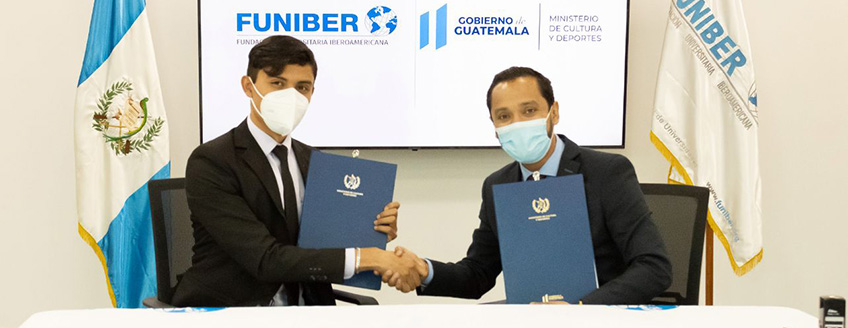 FUNIBER firma convenio con el Ministerio de Cultura y Deporte de Guatemala