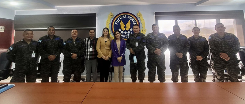 FUNIBER se reúne de nuevo con la Fuerza Aérea Hondureña (FAH)