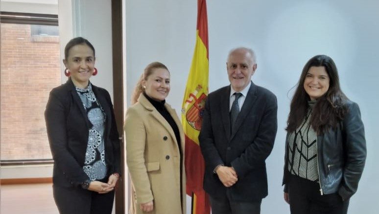 FUNIBER y la Universidad Europea del Atlántico visitan la Agregaduría de Educación de la Embajada de España en Bogotá