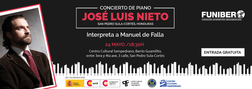 El pianista José Luis Nieto brindará un concierto en Honduras