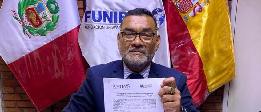 FUNIBER Perú firma convenio de colaboración con la Municipalidad Distrital de Jesús María