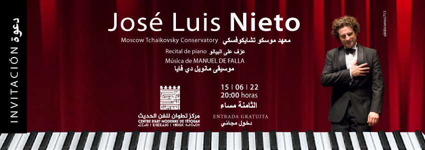 FUNIBER organiza concierto del pianista José Luis Nieto en Tetuán, Marruecos