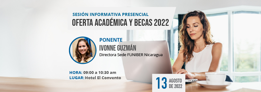 FUNIBER Nicaragua organiza una sesión informativa sobre convocatoria de becas 2022 en la ciudad de León