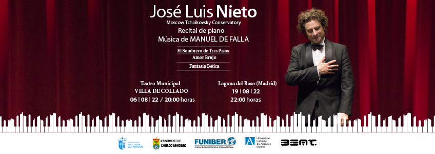 El pianista español José Luis Nieto ofrecerá dos conciertos del recital ‘Pasión de Falla’ en Madrid