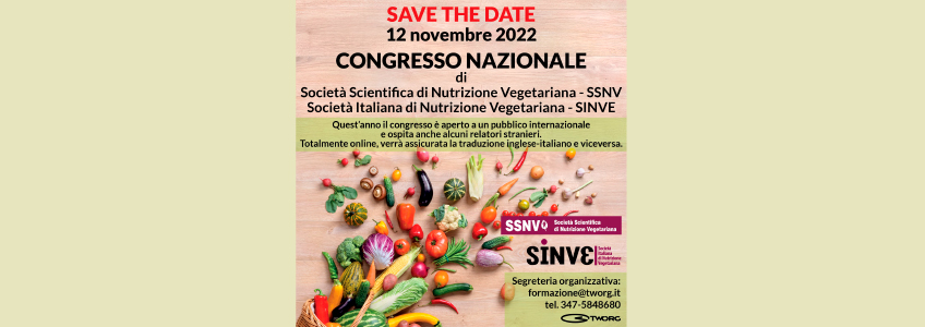FUNIBER Italia patrocina el Congreso Nacional 2022 sobre nutrición vegetariana