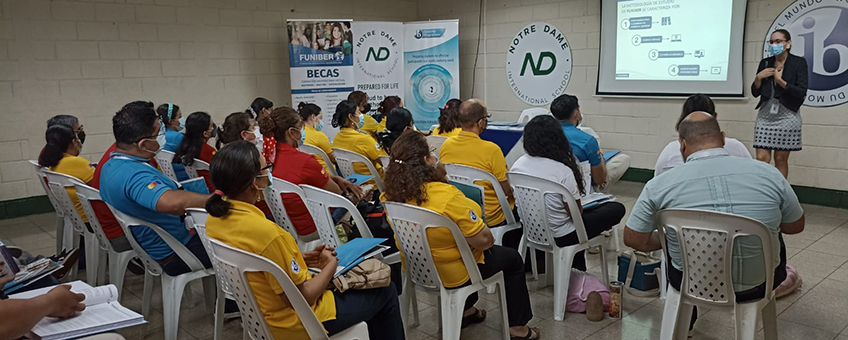 FUNIBER Nicaragua ofrece una sesión informativa sobre su programa de becas en The Notre Dame School