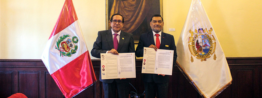FUNIBER y la Fundación San Marcos suscriben un convenio cooperativo en Perú