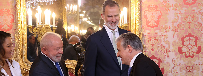 FUNIBER participa en la recepción del Rey de España a Lula da Silva, presidente de Brasil