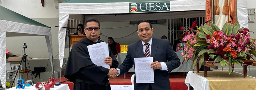 FUNIBER Ecuador suscribe un convenio con la Unidad Educativa San Agustín
