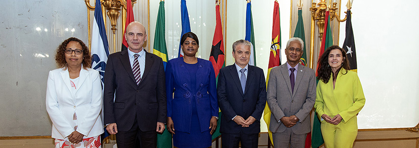 El presidente de FUNIBER visita la sede de la Comunidad de Países de Lengua Portuguesa