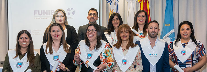 FUNIBER Uruguay festeja junto a sus becados en una ceremonia de entrega de títulos