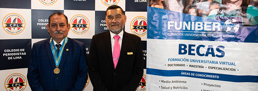 FUNIBER Perú firma un convenio de cooperación con el Colegio de Periodistas de Lima