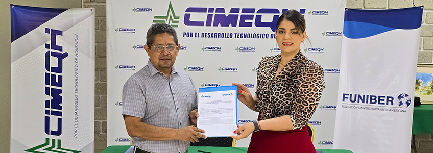 Convenio de colaboración entre FUNIBER y CIMEQH beneficia a ingenieros hondureños