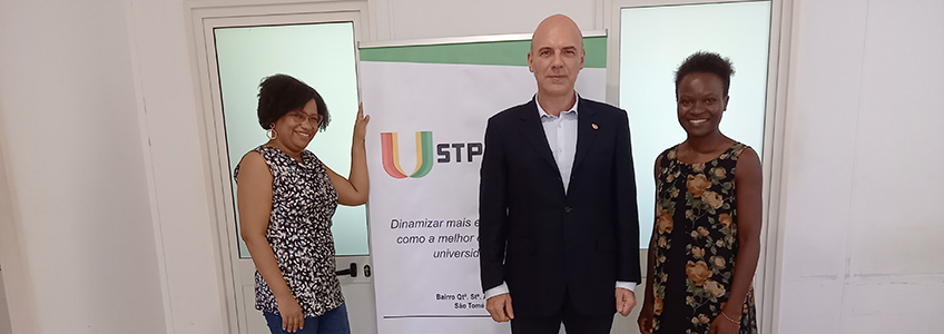 FUNIBER establece relaciones institucionales y educativas con la Universidad Nacional de Santo Tomé y Príncipe (USTP)