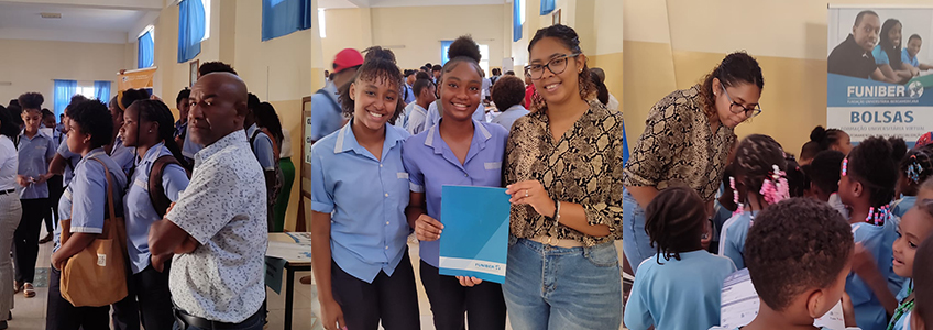 FUNIBER Cabo Verde participa en la feria de profesiones del Colegio Amor de Dios