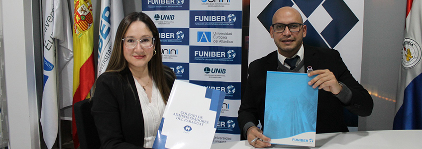 FUNIBER estrecha lazos de colaboración con el Colegio de Administradores del Paraguay