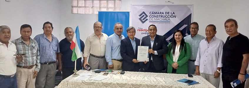 FUNIBER y la Cámara de la Construcción de Machala  fortalecen sus lazos de colaboración