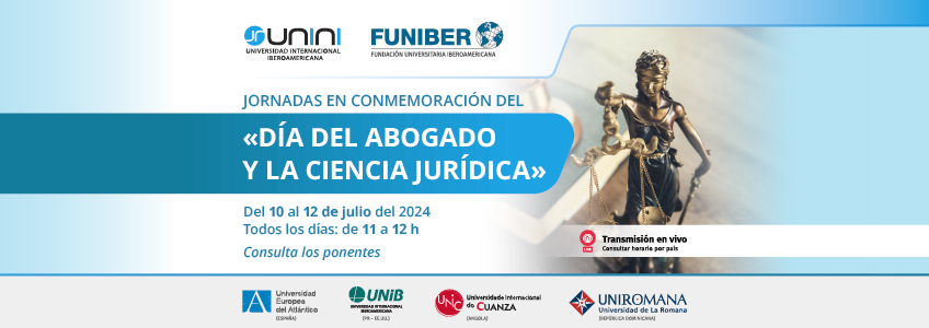 FUNIBER y UNINI México organizan unas conferencias online sobre las ciencias jurídicas