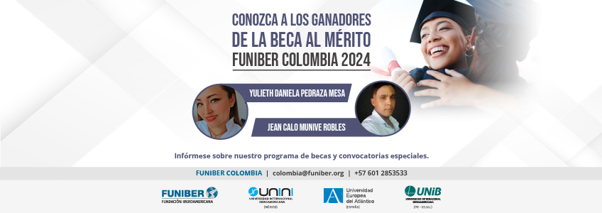 FUNIBER Colombia anuncia a los ganadores de la Beca al Mérito 2024