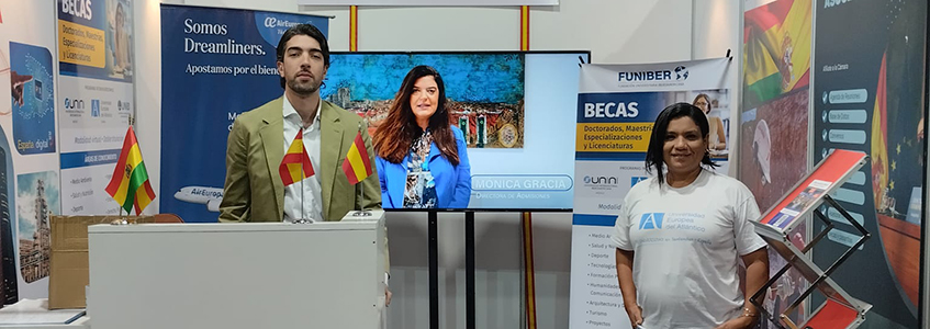 FUNIBER Bolivia promueve oportunidades académicas en la  Feria Expocruz 2024