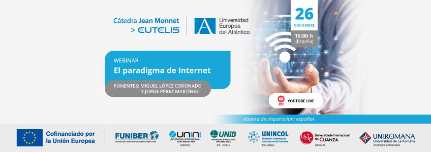 FUNIBER organiza el webinar «El paradigma de Internet»