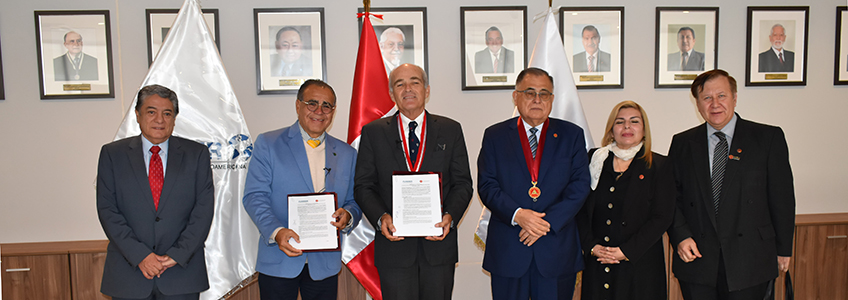 FUNIBER suscribe un convenio de colaboración con el Colegio de Ingenieros del Perú