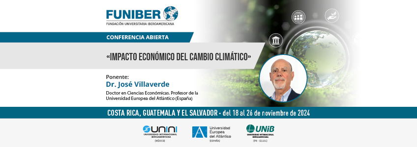 El Dr. José Villaverde presentará una conferencia sobre economía y medio ambiente en Centroamérica