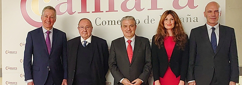 FUNIBER, UNEATLANTICO y FIDBAN suscriben un convenio con la Cámara de Comercio de España