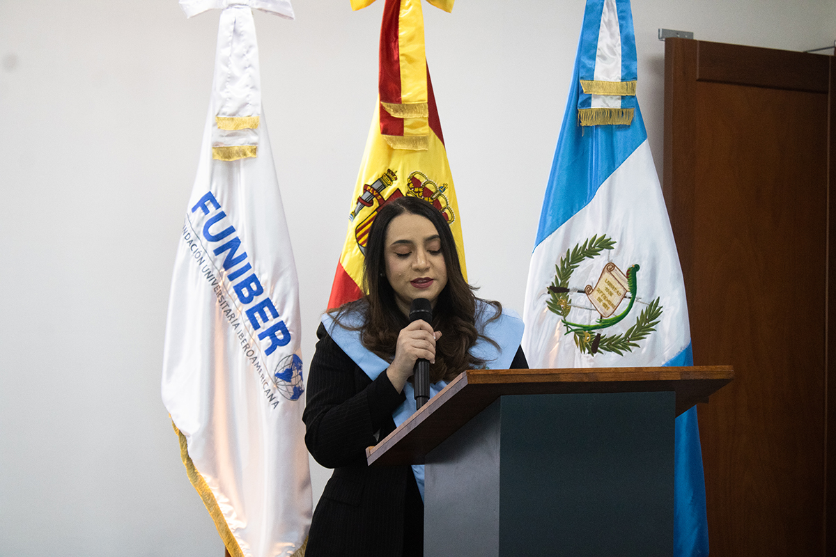 Palabras de agradecimiento por parte de los estudiantes.