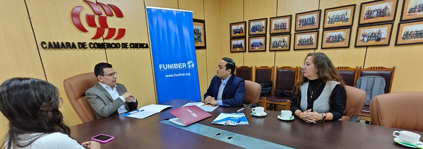 FUNIBER y la Cámara de Comercio de Cuenca firman acuerdo para ofrecer becas a sus miembros