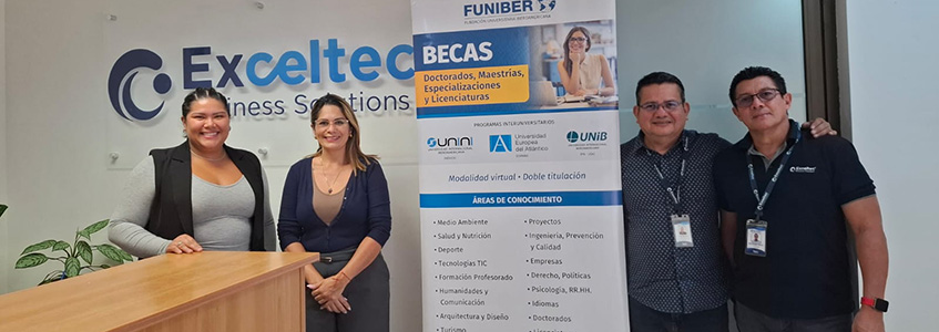 FUNIBER Costa Rica y UNEATLANTICO suscriben un convenio con Exceltec Business Solutions