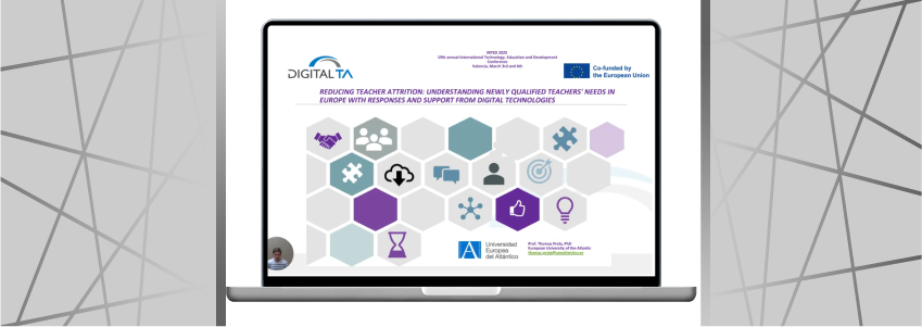 FUNIBER promueve los resultados del proyecto Erasmus+ DigitalTA en la conferencia INTED 2025