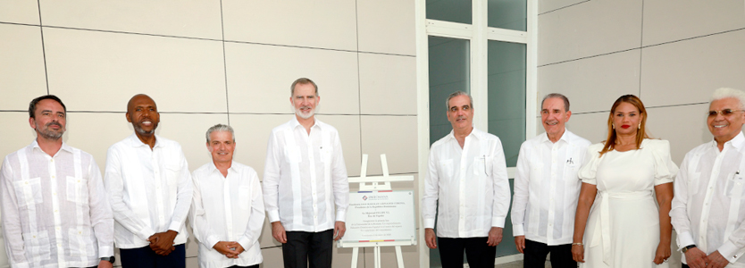 Inauguración oficial de la Universidad de La Romana (UNIROMANA), de la Red de FUNIBER, con la presencia de Su Majestad el Rey Felipe VI y el Presidente de la República Dominicana, Luis Abinader