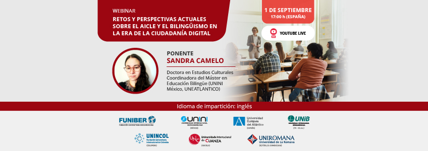 FUNIBER organiza el webinar «Retos y perspectivas actuales sobre el AICLE y el bilingüismo en la era de la ciudadanía digital»