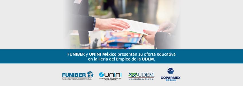 FUNIBER y la Universidad Internacional Iberoamericana de México  participan en la Feria del Empleo 2026 organizada por la Universidad de Morelia